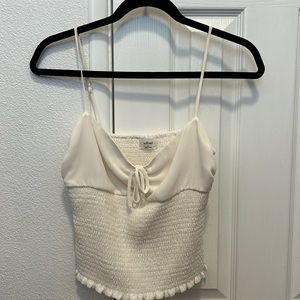 Aritzia White Small Cropped Top